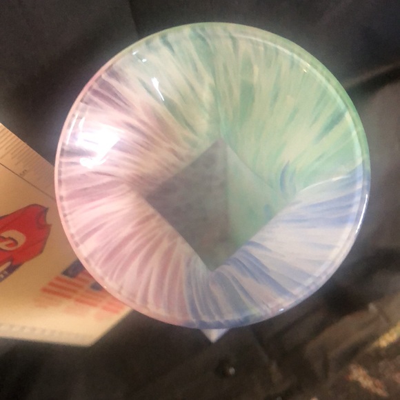 Murano Vase 8” rainbow swirl from Venice Italy - excellent vintage condition - Picture 6 of 6